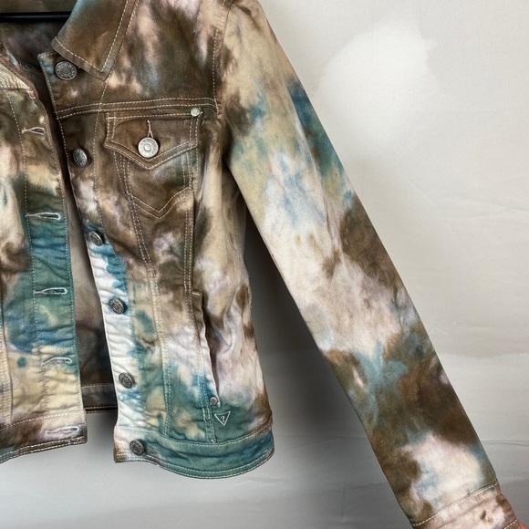 Guess Tie Dye Jean Jacket - Picture 14 of 14